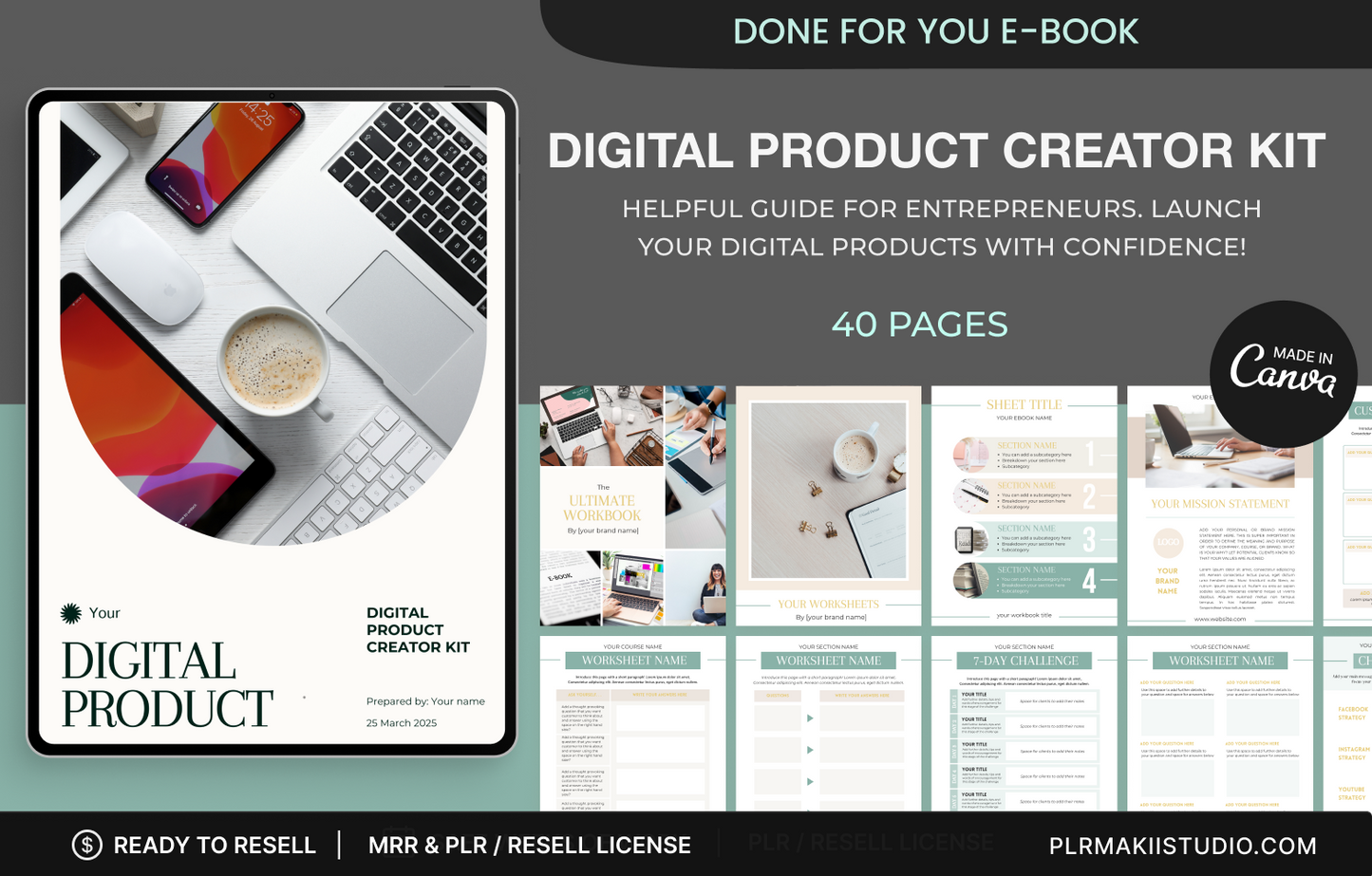 THE ULTIMATE DIGITAL PRODUCT CREATOR KIT