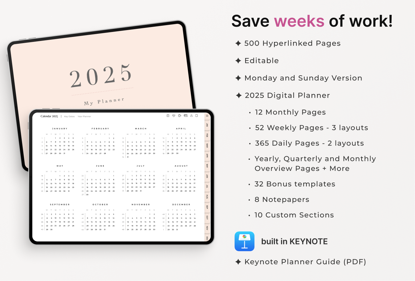 2025 Digital Planner PLR