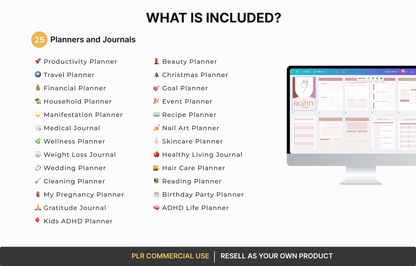 PLR Planners and Journals Bundle