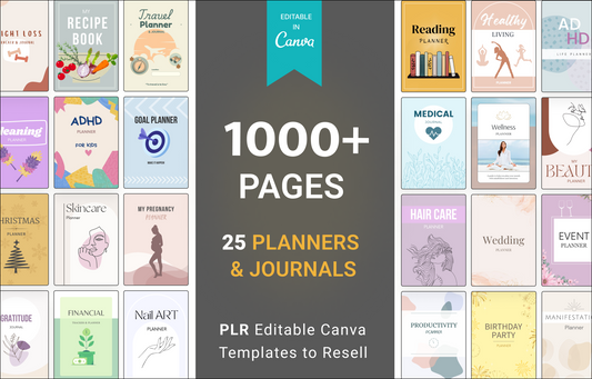 PLR Planners and Journals Bundle